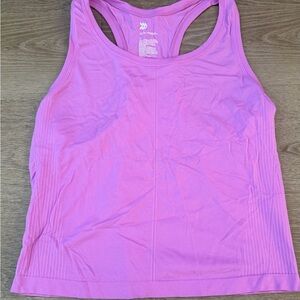 Woman’s all in motion pink athletic tank top